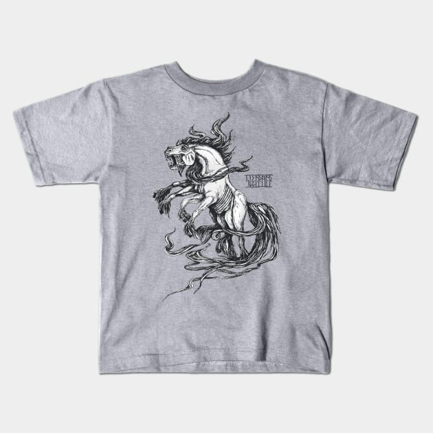 Sleipnir Kids T-Shirt by Kate_Vigdis